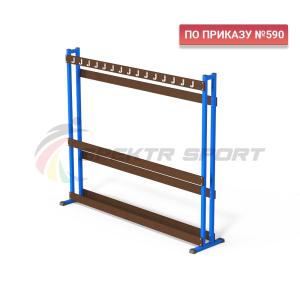 Купить Стеллаж для лыж двусторонний (на 30 пар) ЛХ2 в Ипатове 