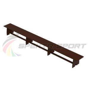 Купить Скамья гимнастическая (лам. фанера 15мм) 2500х240х245мм в Ипатове 