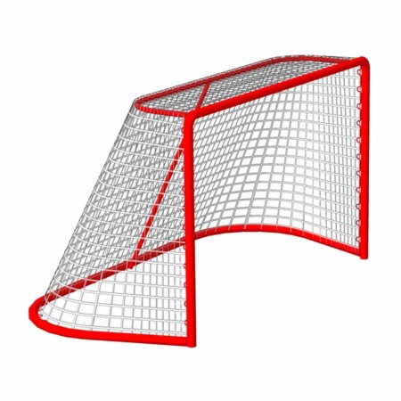 Купить Сетка хоккейная на ворота 1,22мх1,83мх0,5мх1,15м, нить 3,5 мм, узловая в Ипатове 