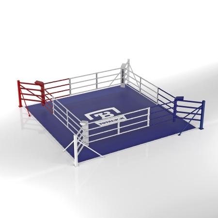 Купить Ринг боксерский напольный Totalbox на упорах 4х4м в Ипатове 